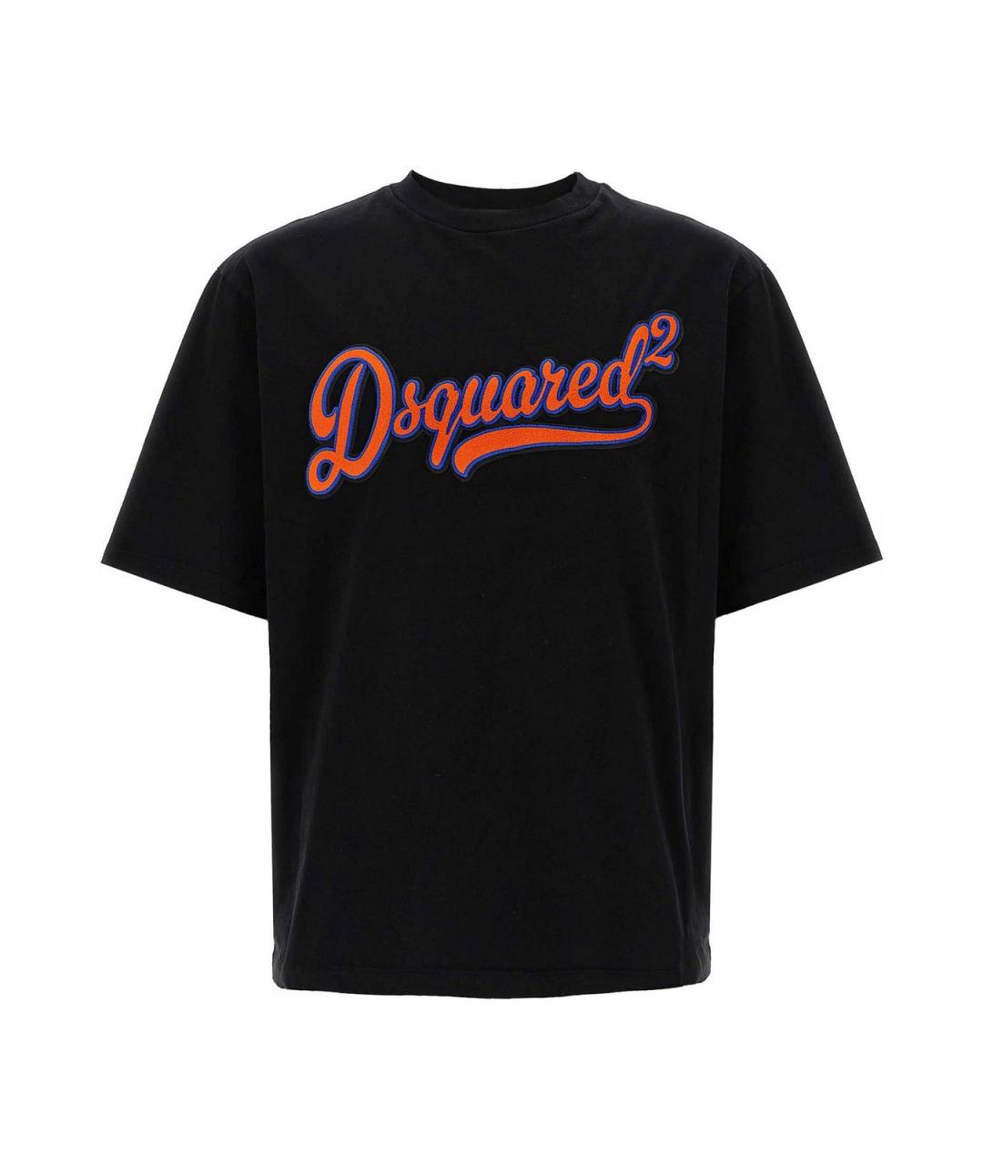 DSQUARED2 Черная хлопковая футболка, фото 1