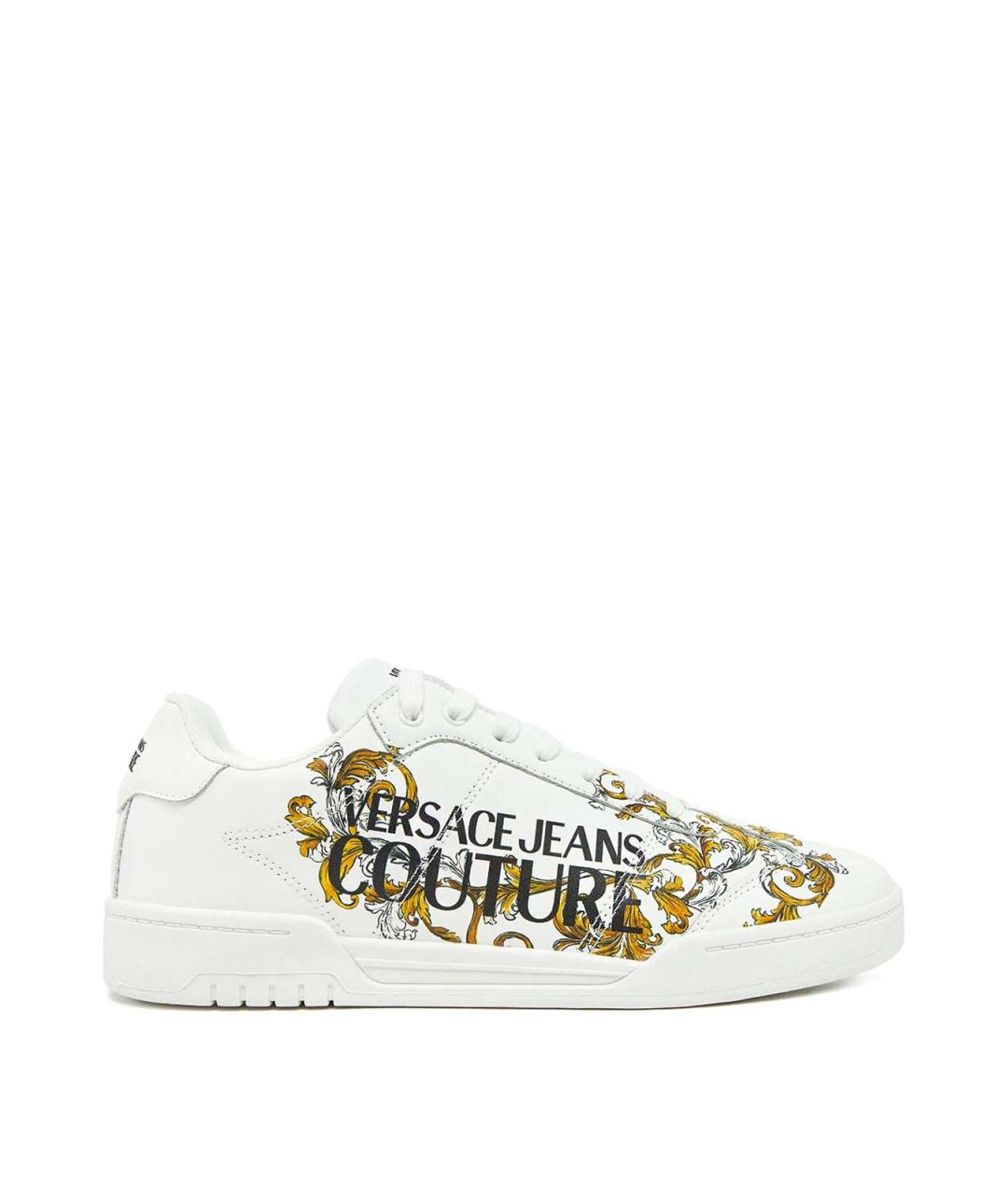 VERSACE JEANS COUTURE Мульти кожаные низкие кроссовки / кеды, фото 1