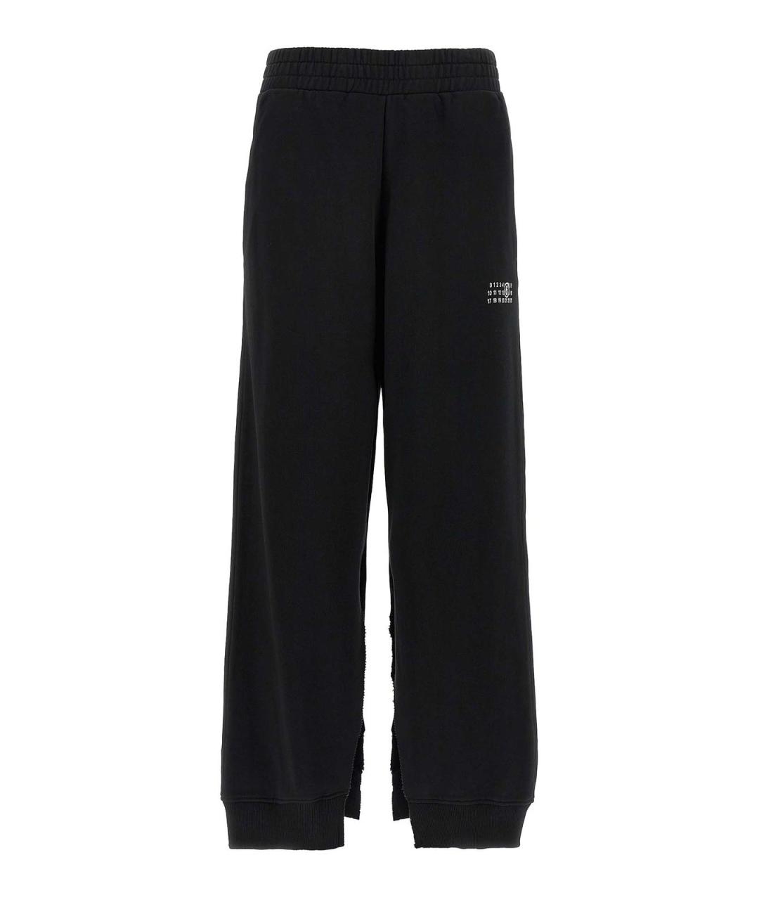 MM6 MAISON MARGIELA Черные хлопковые спортивные брюки и шорты, фото 1