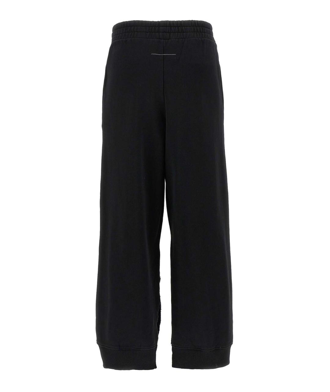 MM6 MAISON MARGIELA Черные хлопковые спортивные брюки и шорты, фото 2