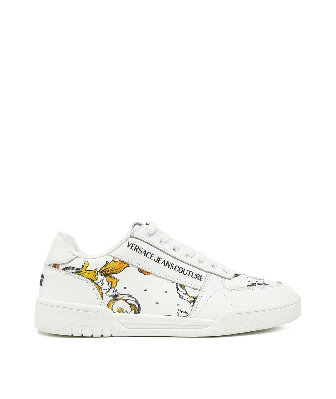 VERSACE JEANS COUTURE Мульти кожаные низкие кроссовки / кеды, фото 1