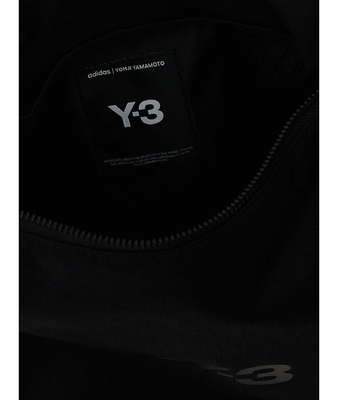 Y-3 Черная тканевая сумка через плечо, фото 4