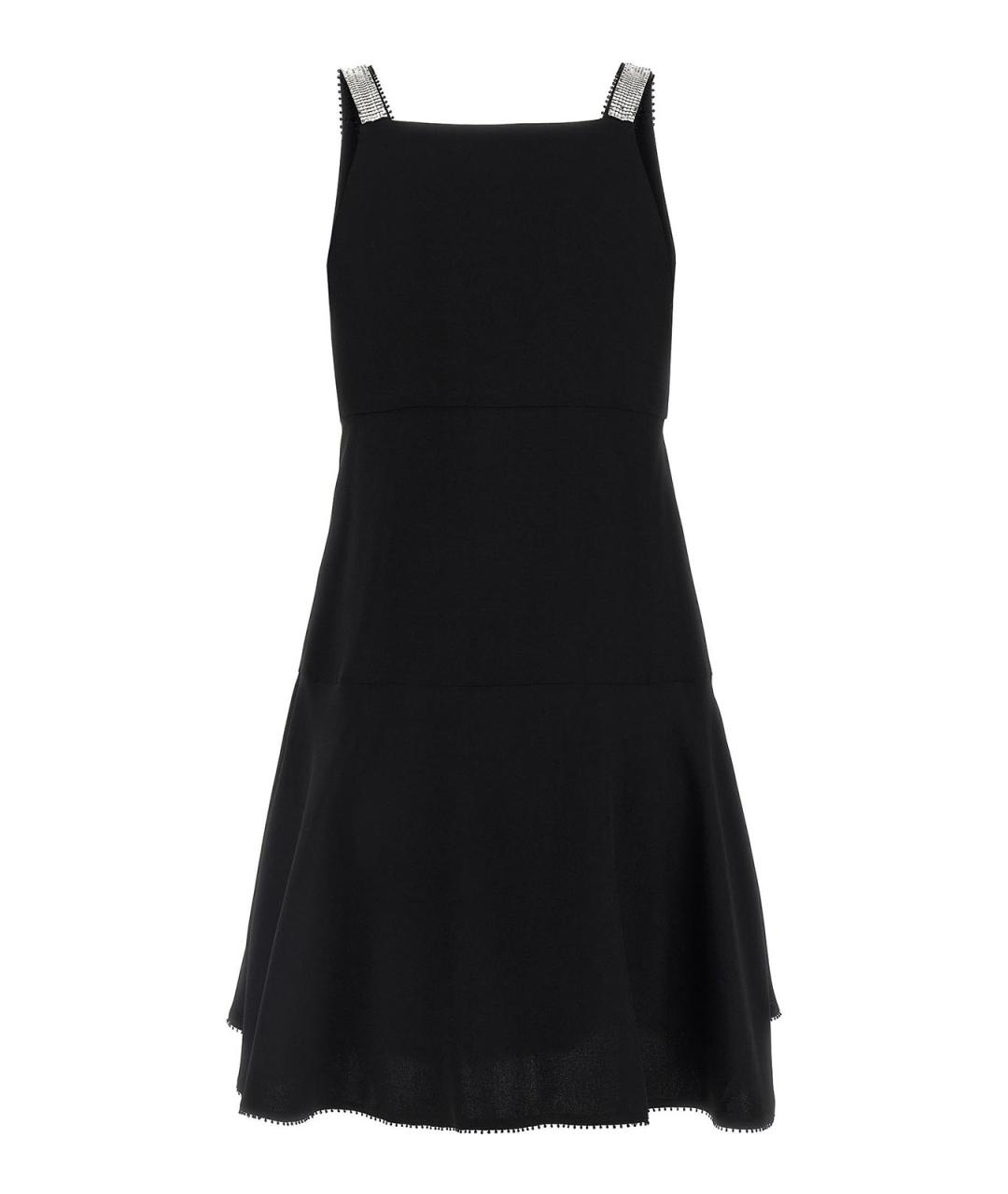 GIOVANNI BEDIN Черное вискозное повседневное платье, фото 2