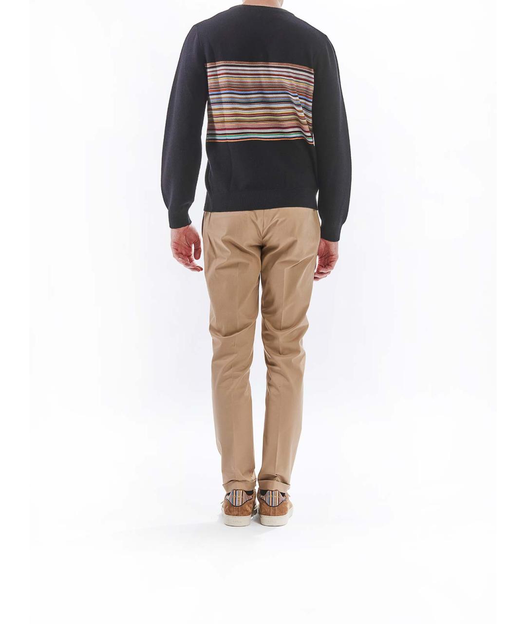 PAUL SMITH Черный шерстяной джемпер / свитер, фото 4
