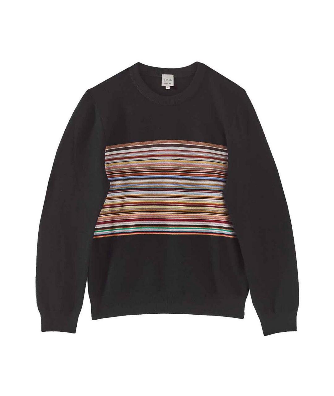 PAUL SMITH Черный шерстяной джемпер / свитер, фото 1