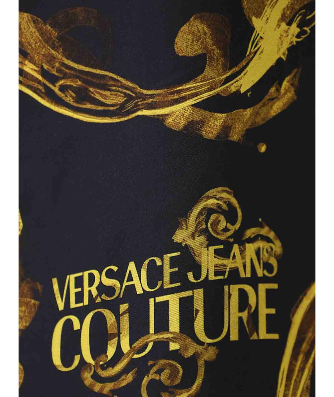 VERSACE JEANS COUTURE Черные вискозные шорты, фото 5