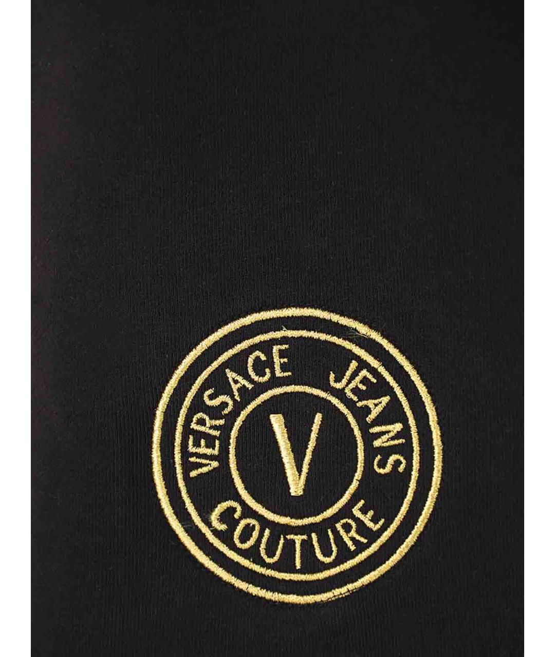 VERSACE JEANS COUTURE Черные хлопковые шорты, фото 5