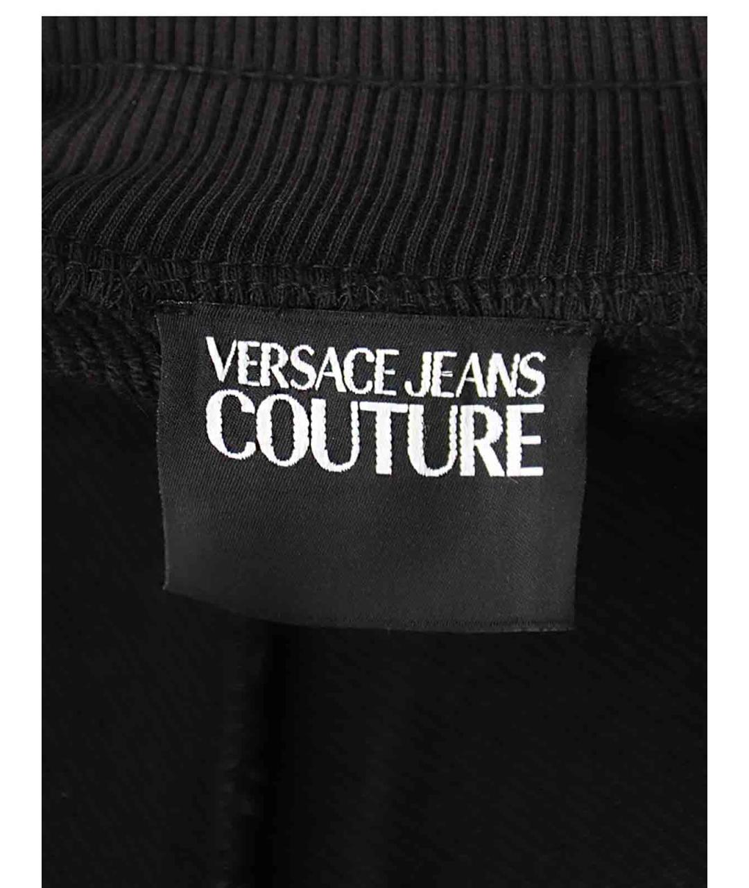 VERSACE JEANS COUTURE Черные хлопковые шорты, фото 6
