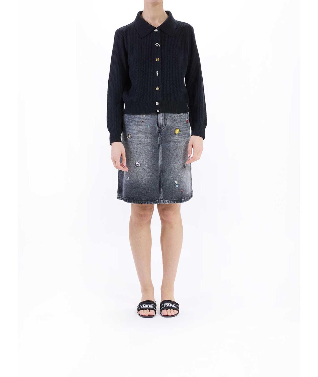 MARC JACOBS Черный кашемировый кардиган, фото 2