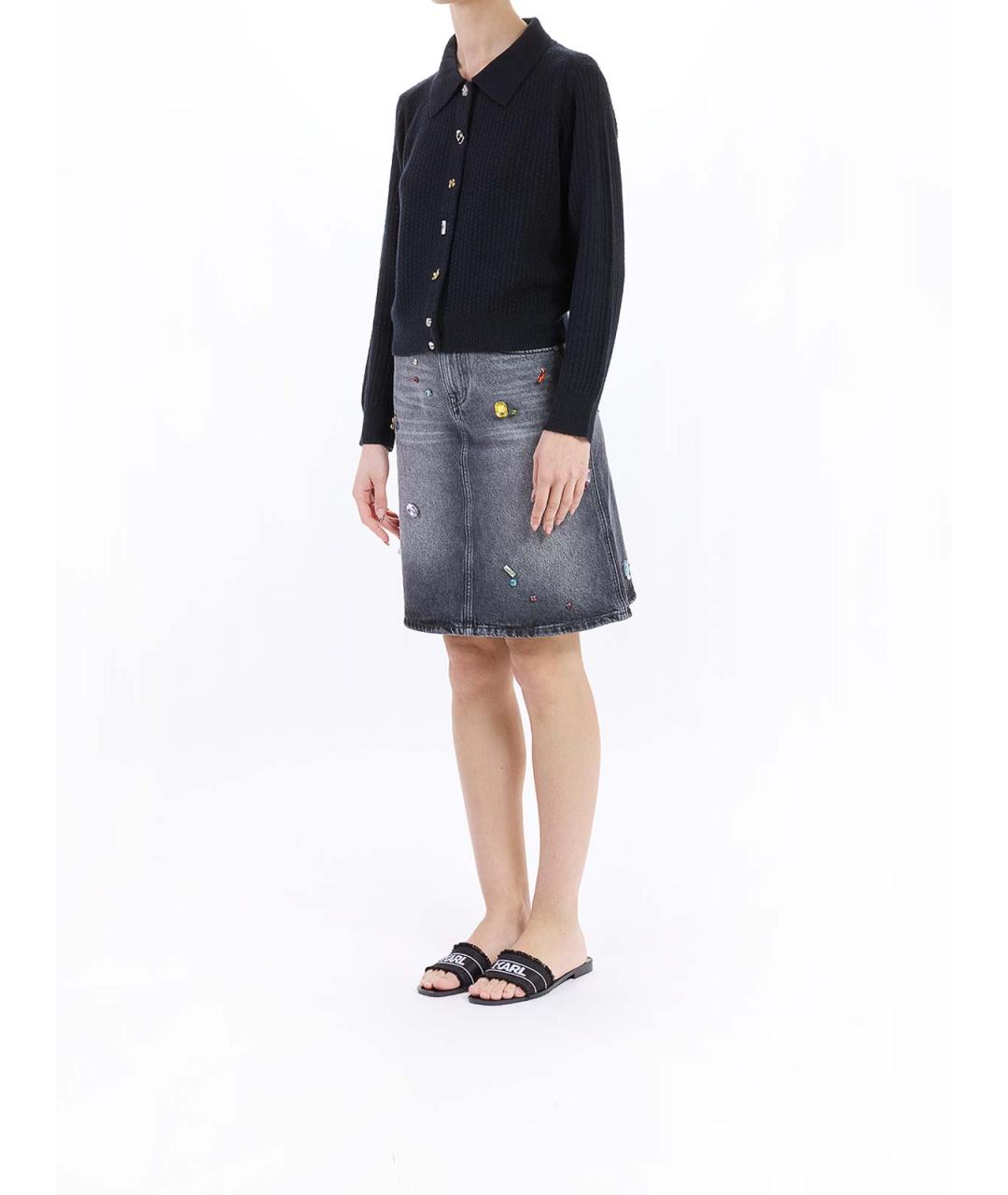 MARC JACOBS Черный кашемировый кардиган, фото 3