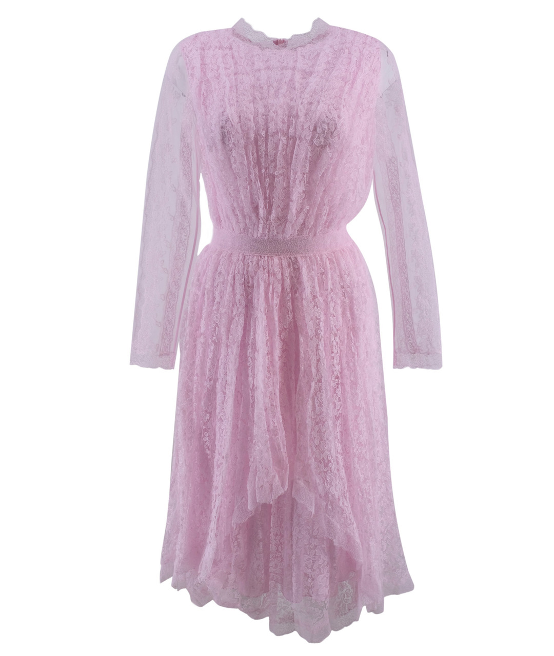 ERMANNO SCERVINO Розовое полиэстеровое повседневное платье, фото 1