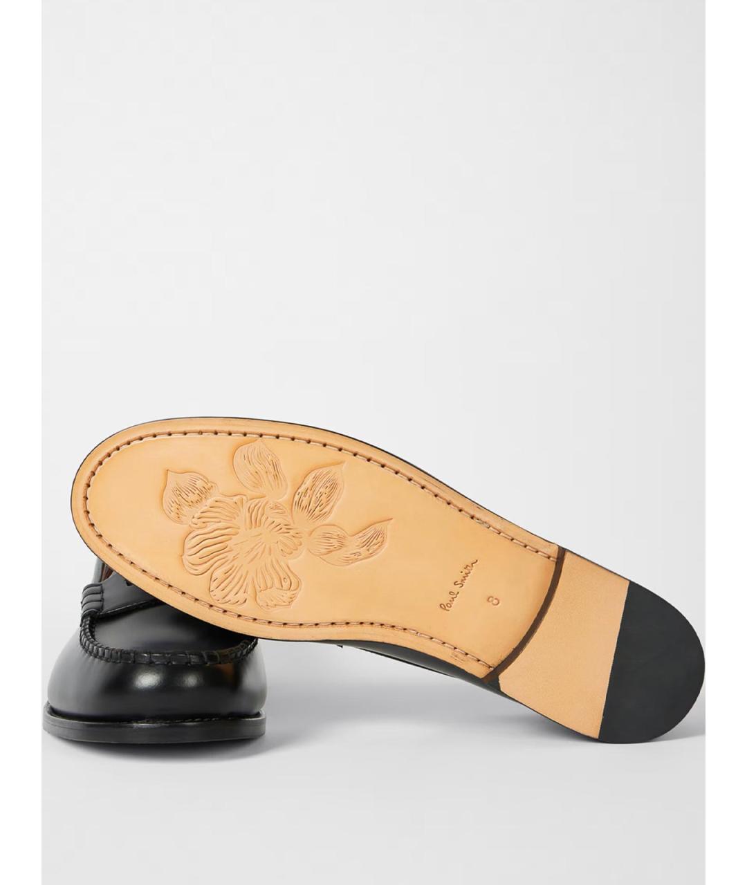 PAUL SMITH Черные кожаные лоферы, фото 3