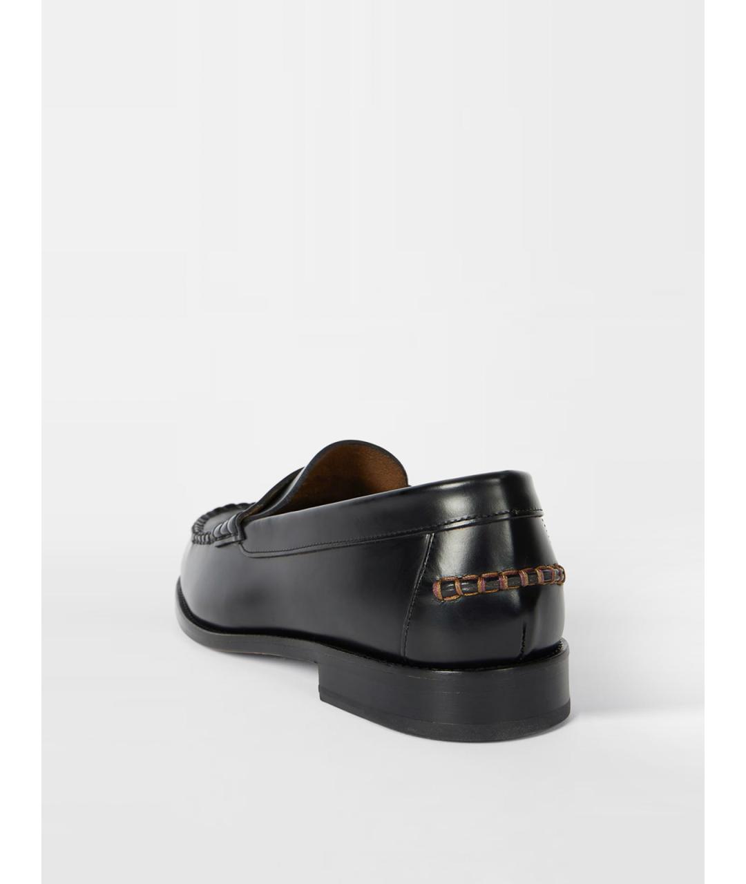 PAUL SMITH Черные кожаные лоферы, фото 5