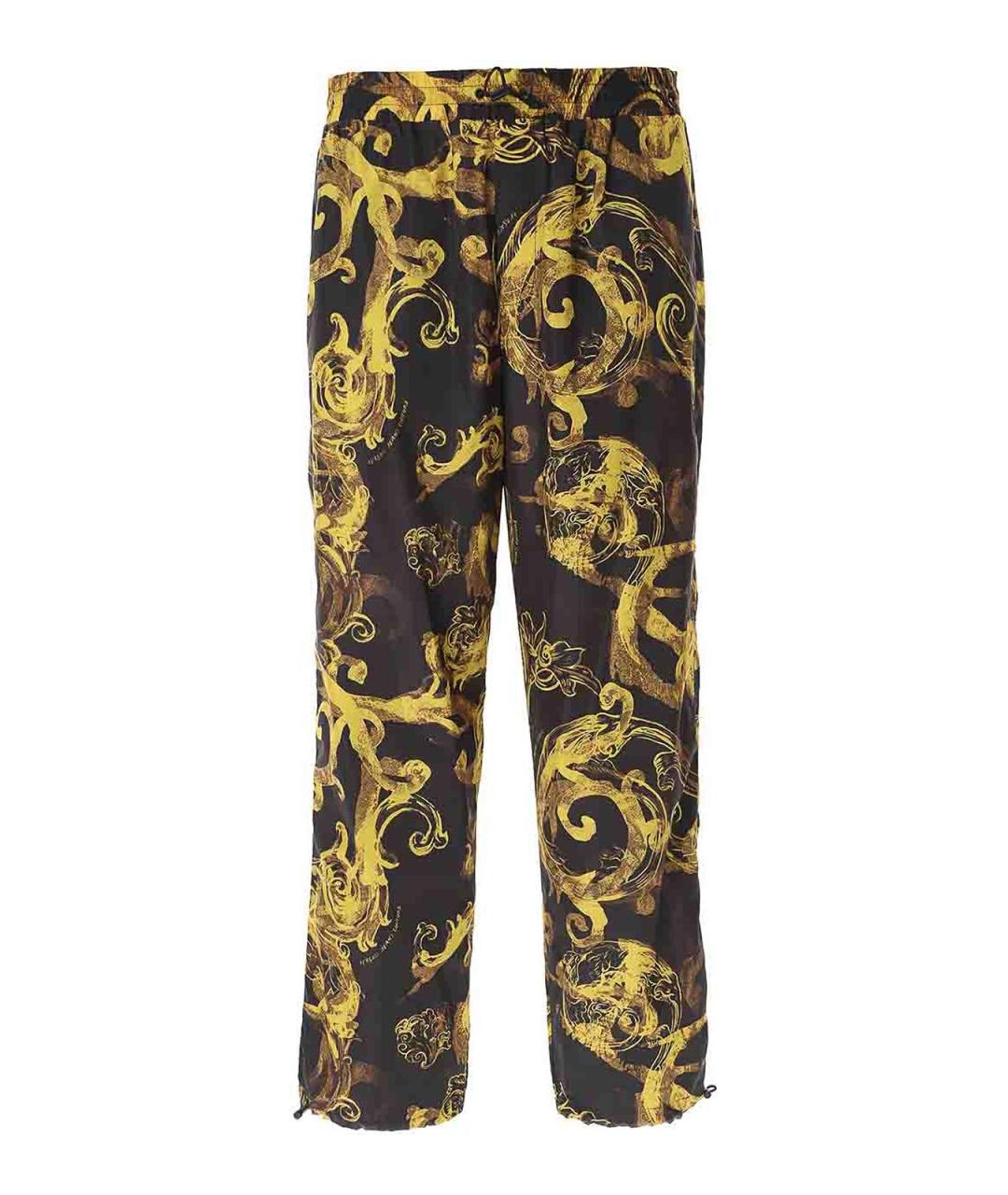 VERSACE JEANS COUTURE Черные полиэстеровые шорты, фото 1