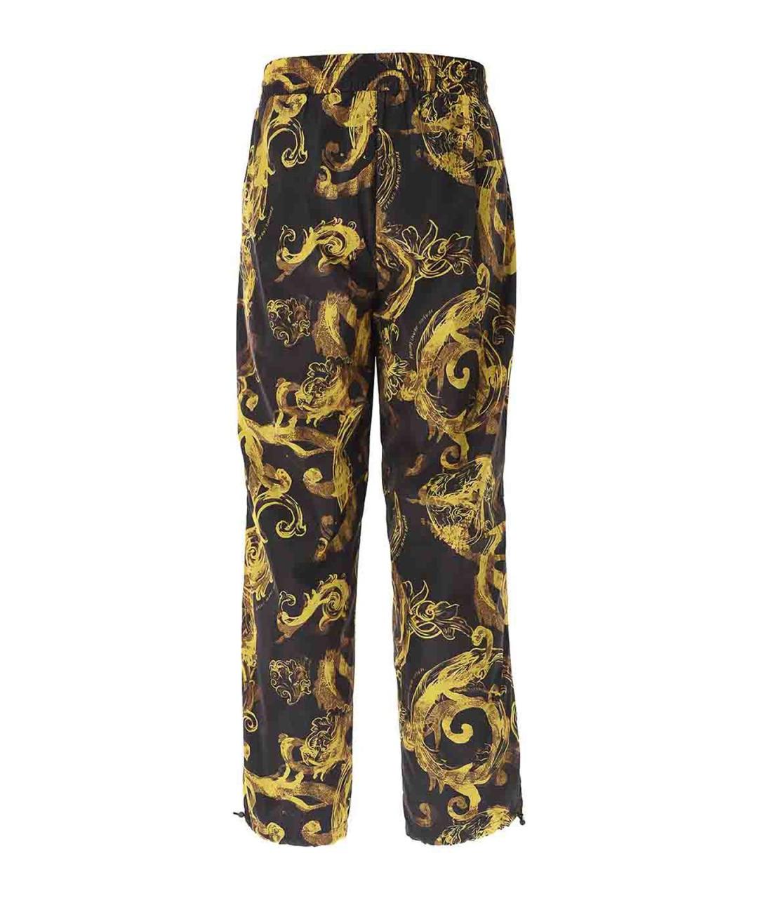 VERSACE JEANS COUTURE Черные полиэстеровые шорты, фото 2