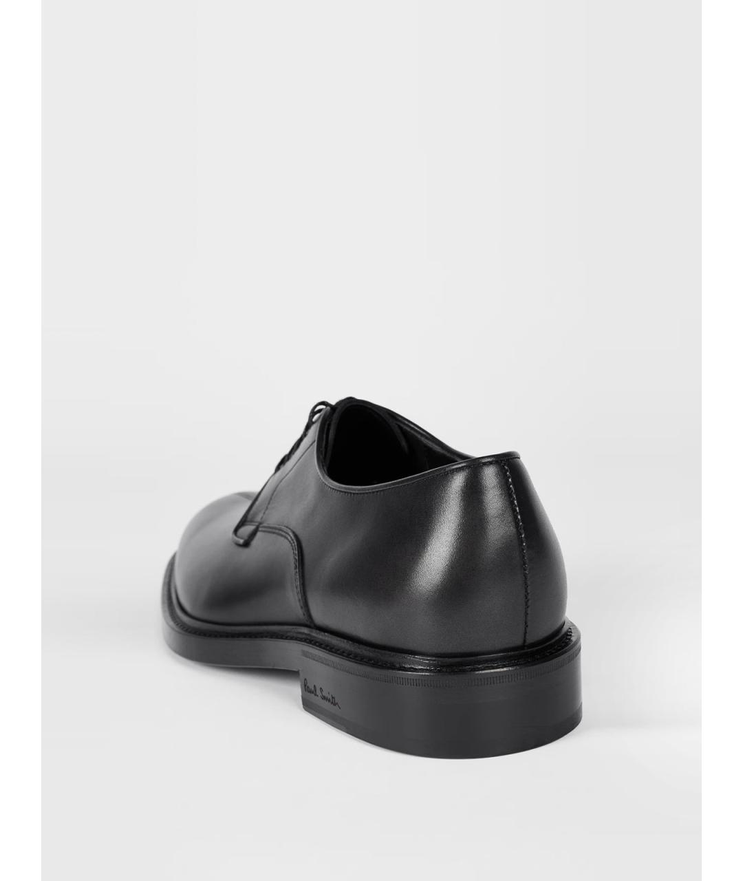 PAUL SMITH Черные кожаные туфли, фото 4