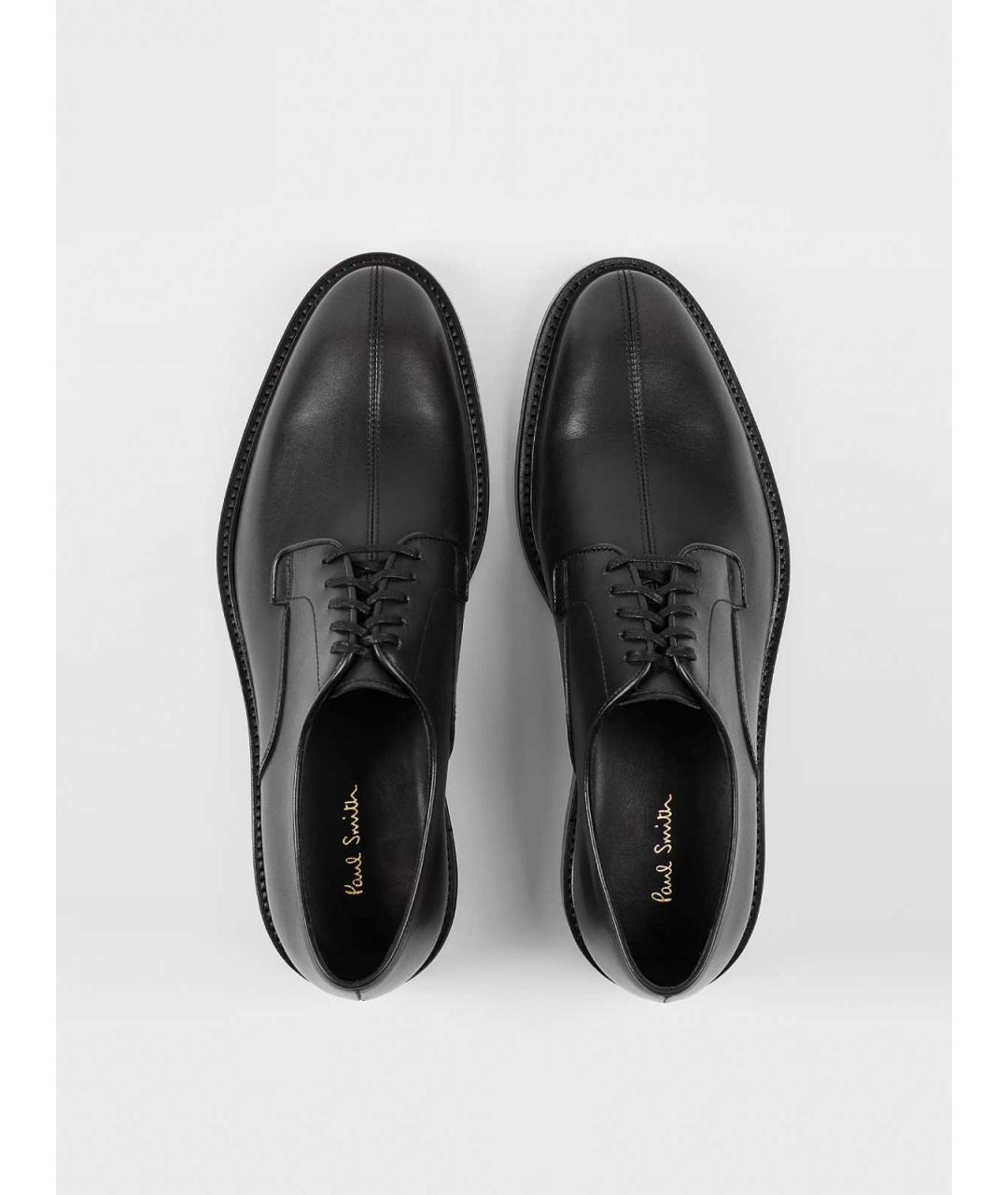 PAUL SMITH Черные кожаные туфли, фото 5