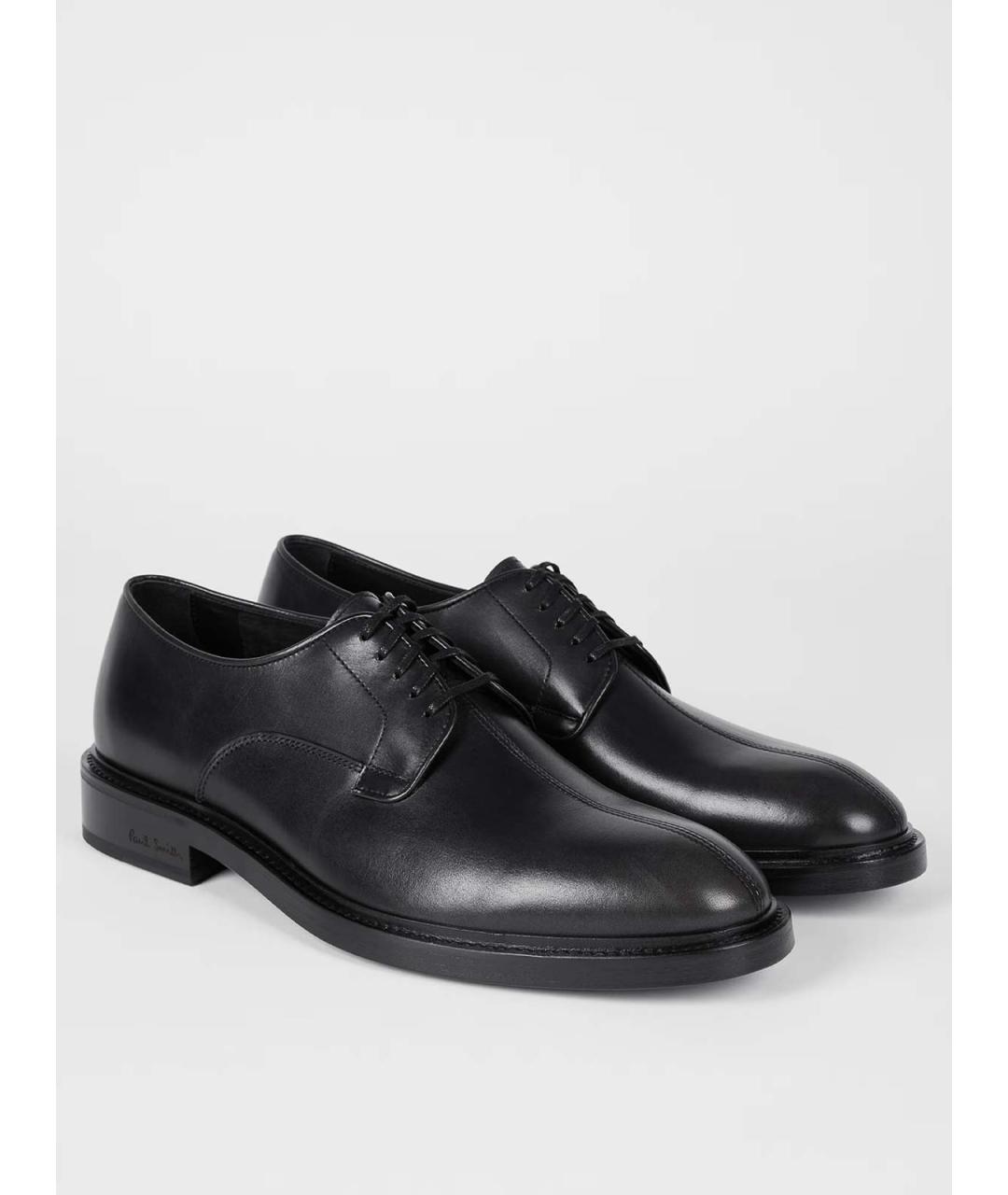 PAUL SMITH Черные кожаные туфли, фото 2