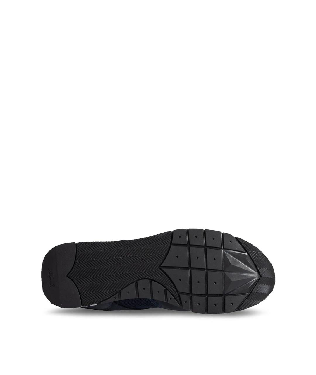 PS BY PAUL SMITH Черные текстильные низкие кроссовки / кеды, фото 5