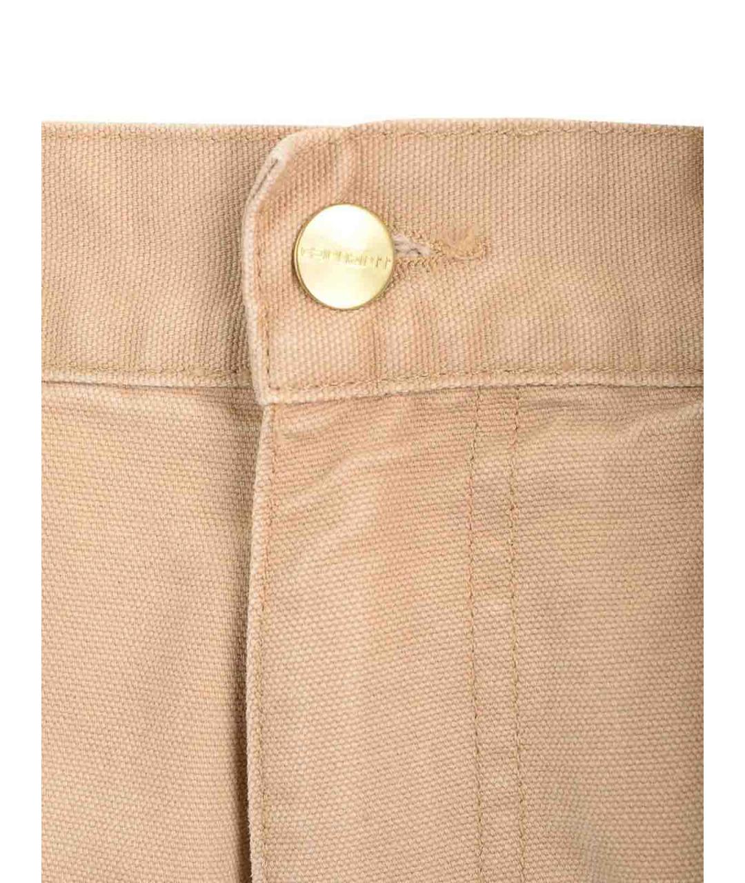 CARHARTT Бежевые хлопковые джинсы, фото 3