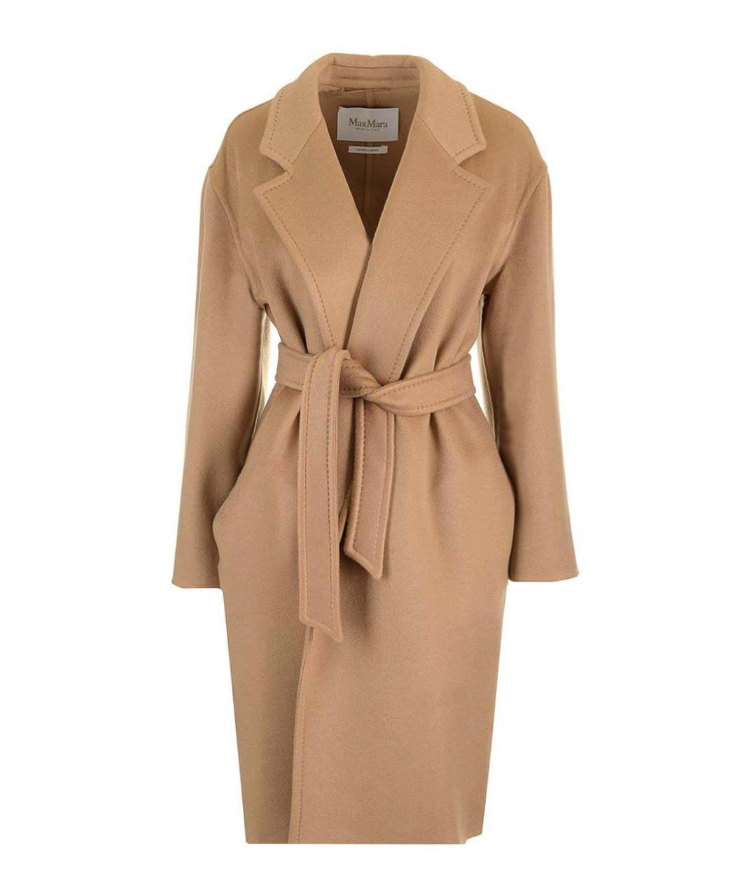 MAX MARA Бежевое кашемировое пальто, фото 1