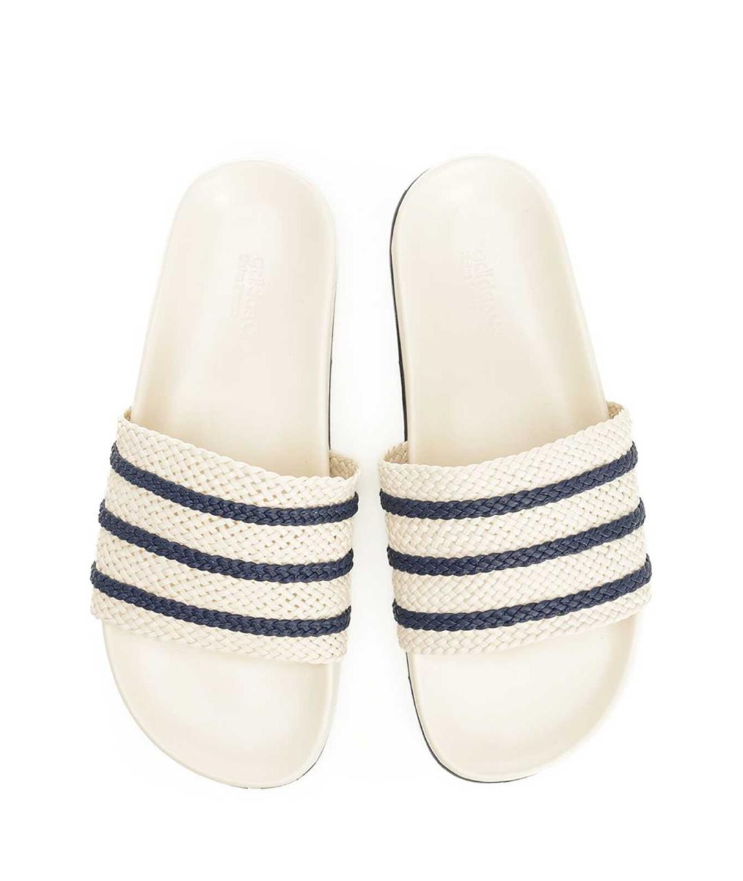 ADIDAS Белые кожаные сандалии, фото 5