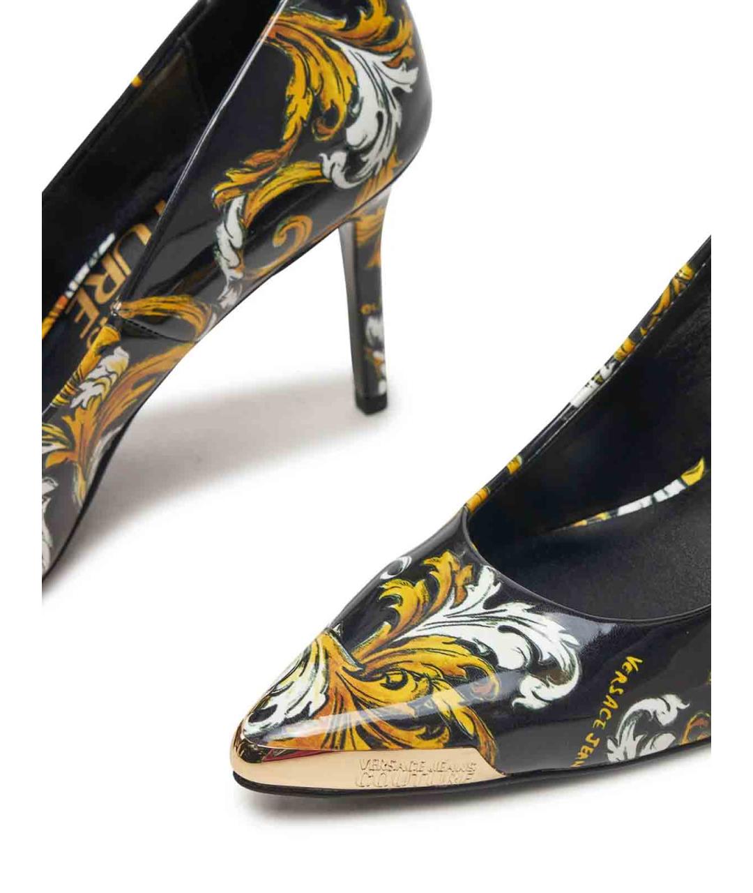VERSACE JEANS COUTURE Черные туфли, фото 6