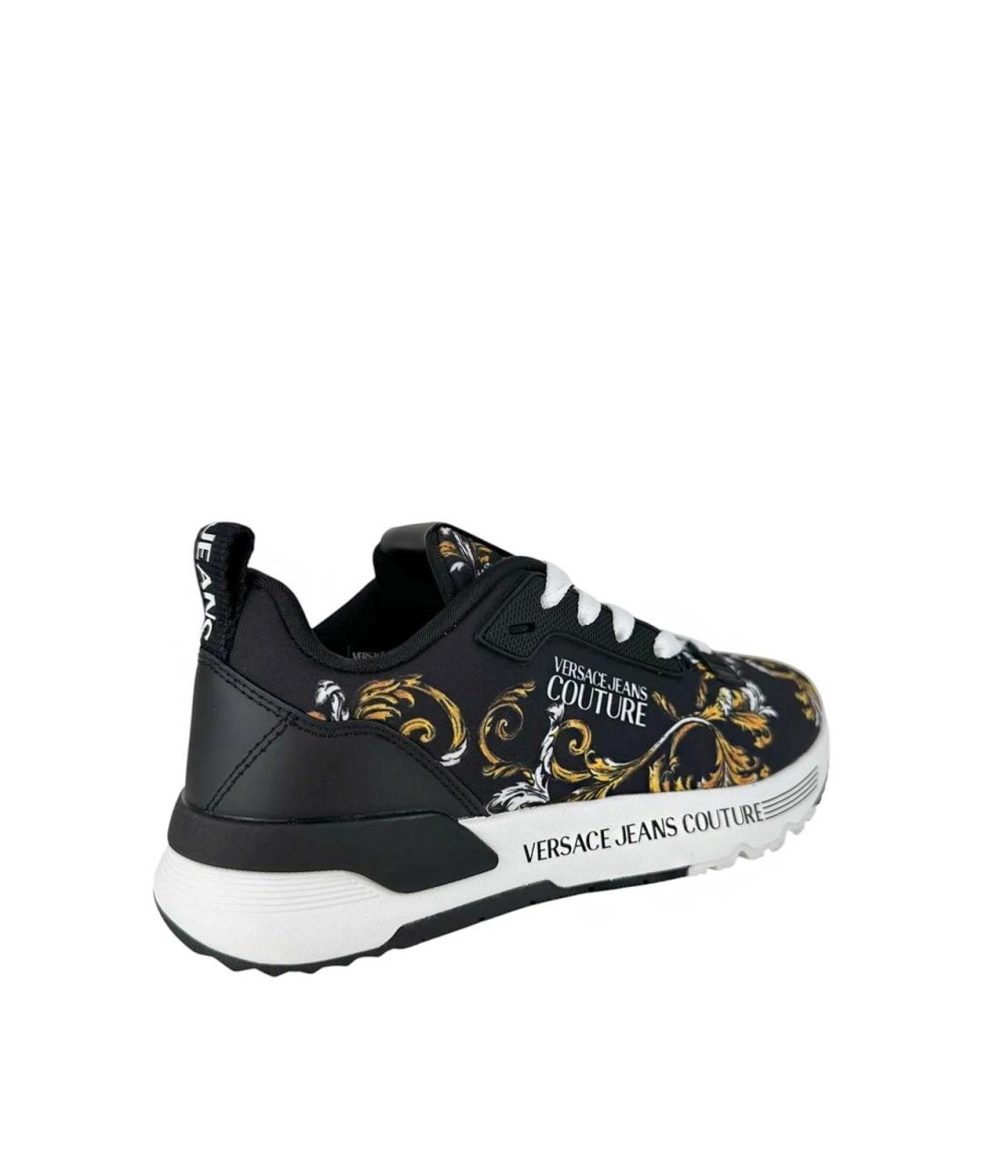 VERSACE JEANS COUTURE Черные кроссовки, фото 2