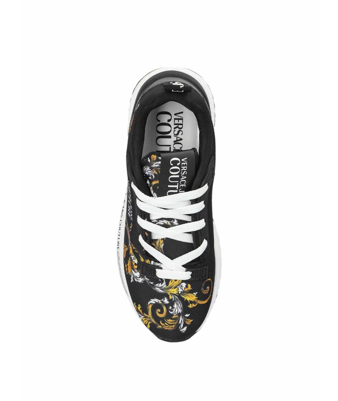 VERSACE JEANS COUTURE Черные кроссовки, фото 4