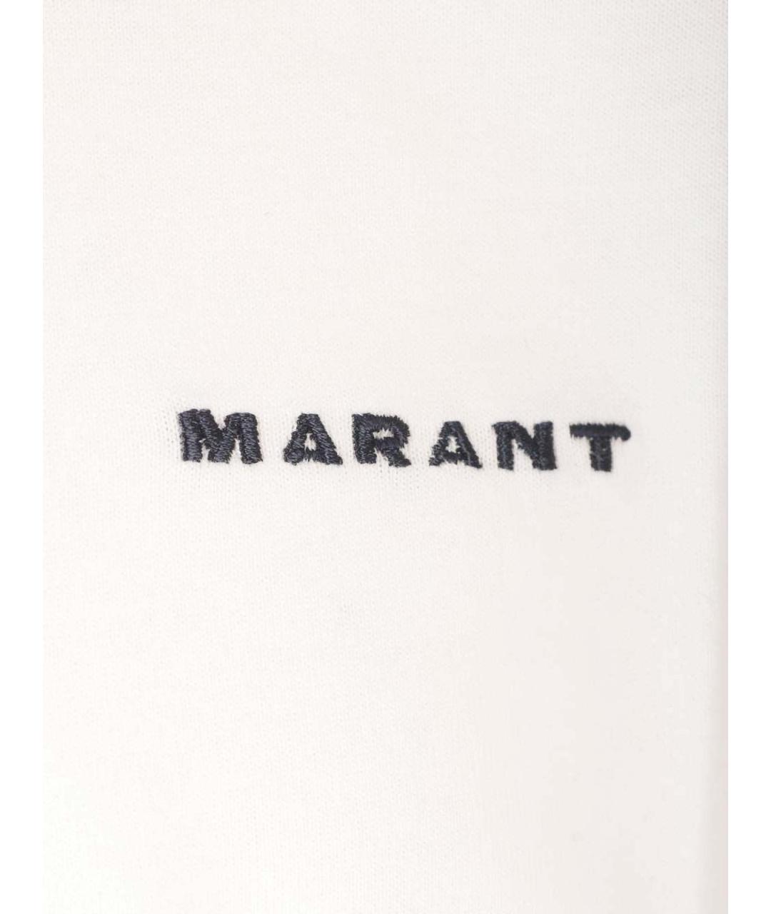ISABEL MARANT Белая хлопковая футболка, фото 4