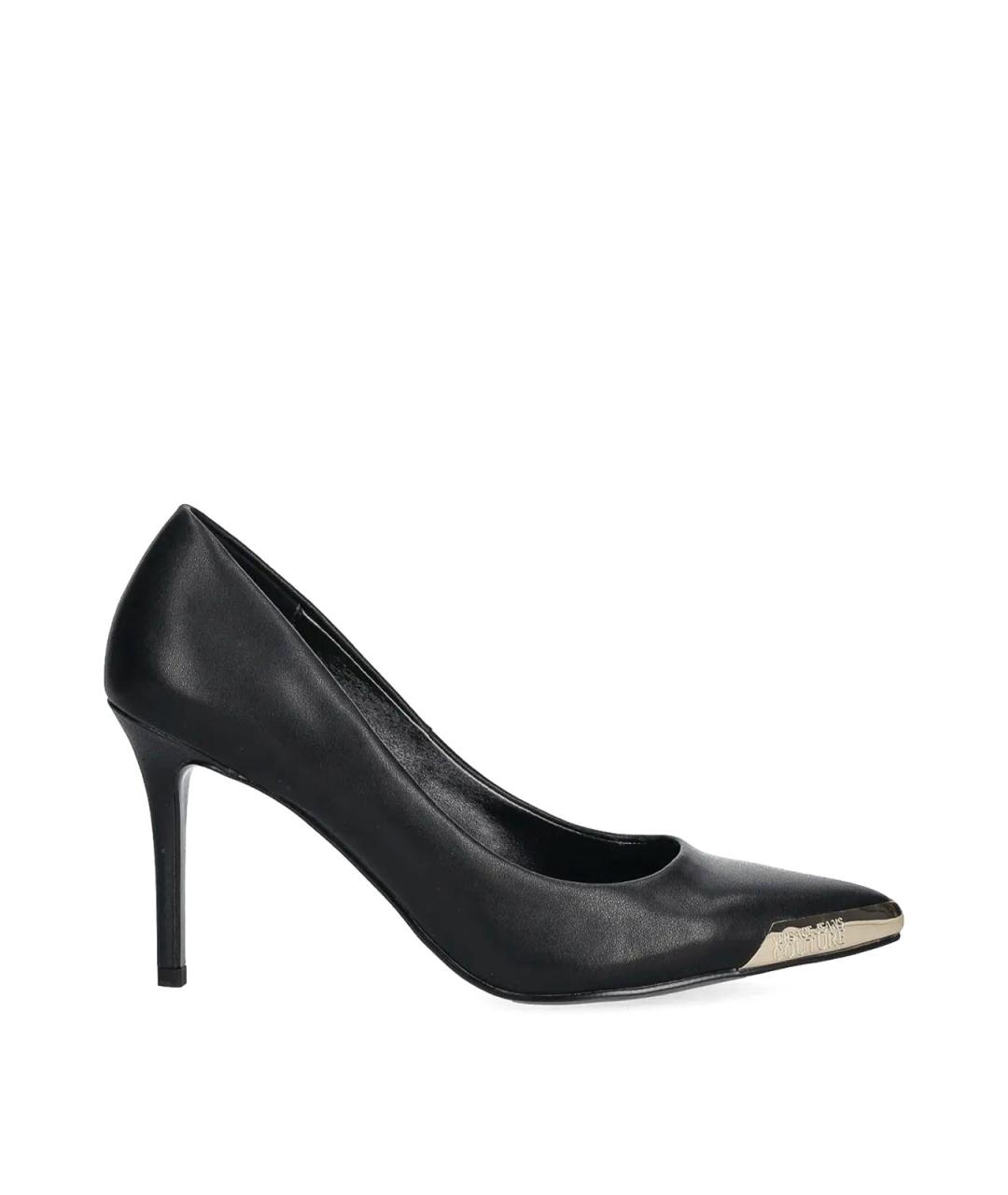 VERSACE JEANS COUTURE Черные кожаные туфли, фото 1