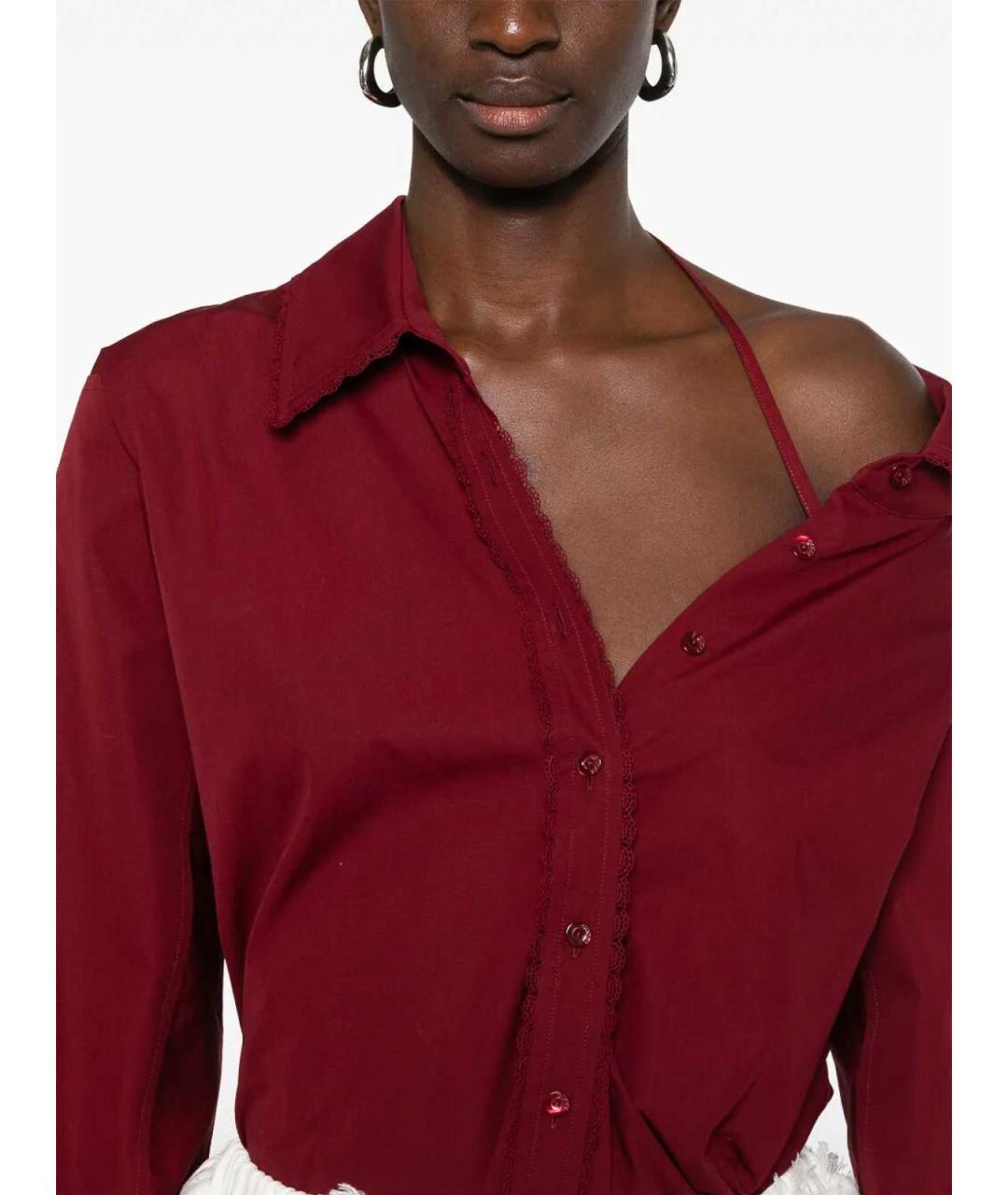 GUCCI Красная хлопковая рубашка, фото 5