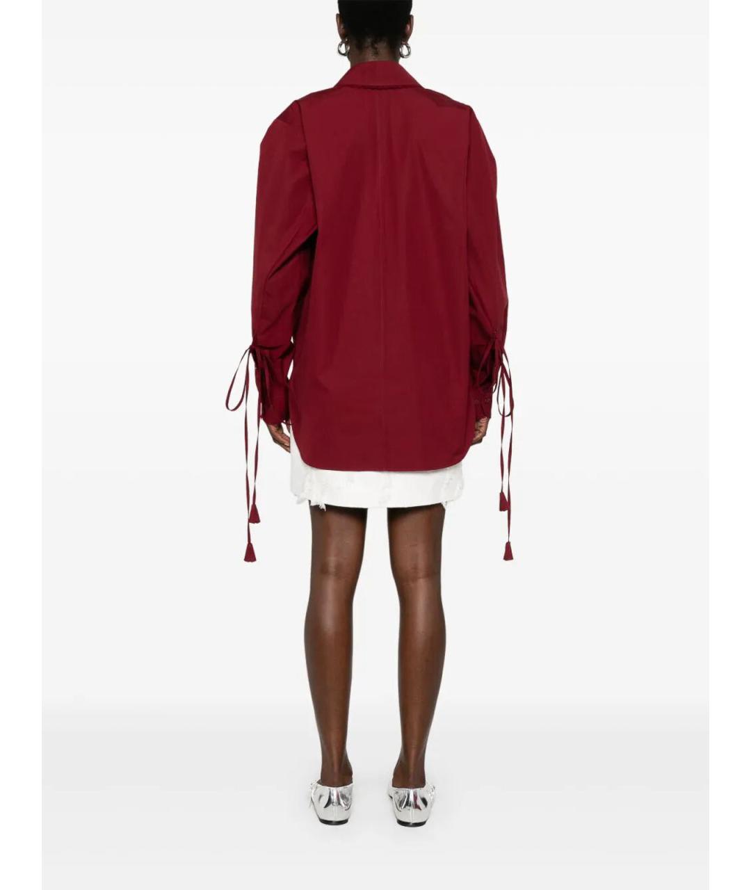 GUCCI Красная хлопковая рубашка, фото 3