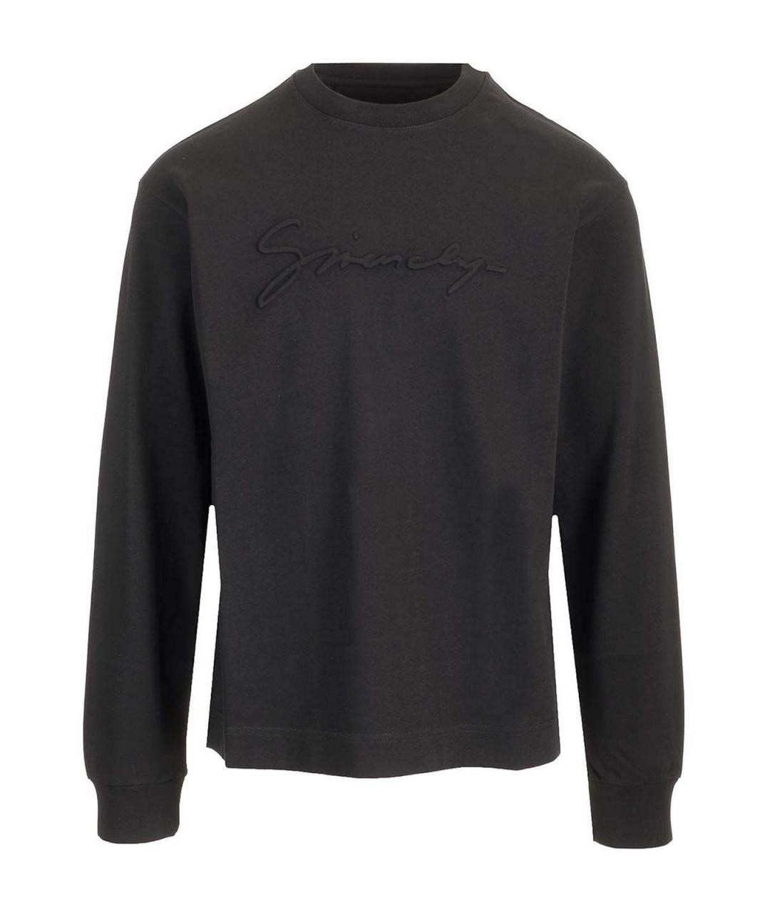 GIVENCHY Черная хлопковая футболка, фото 1