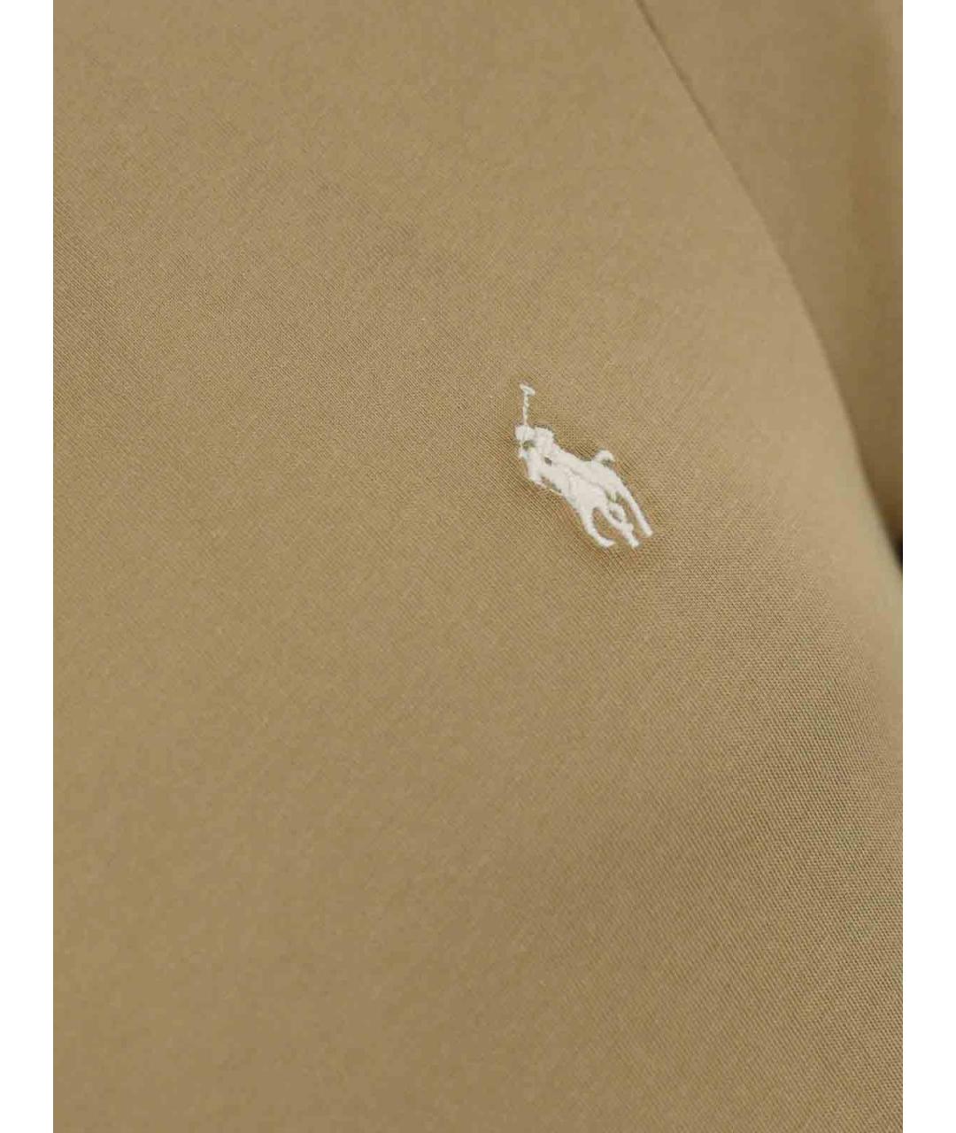 POLO RALPH LAUREN Зеленая хлопковая футболка, фото 3