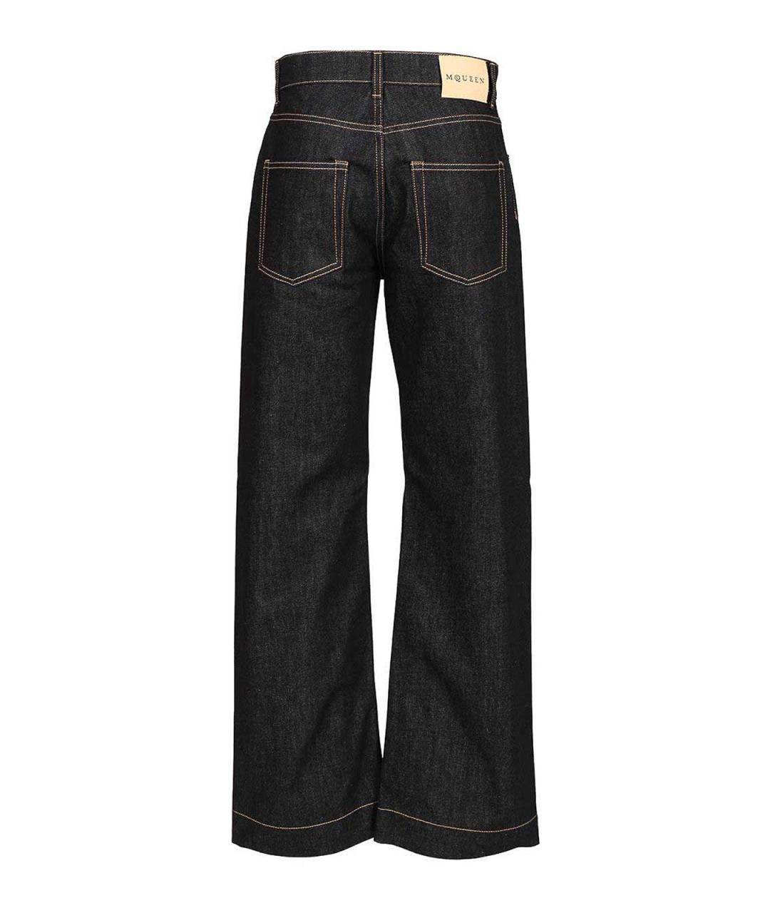 ALEXANDER MCQUEEN Синие хлопковые джинсы, фото 2
