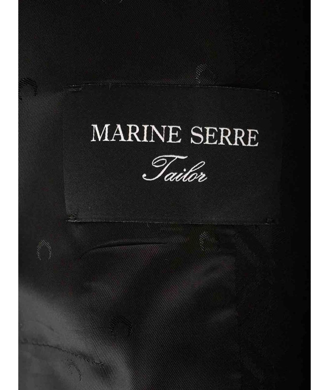 MARINE SERRE Черная вискозная куртка, фото 5