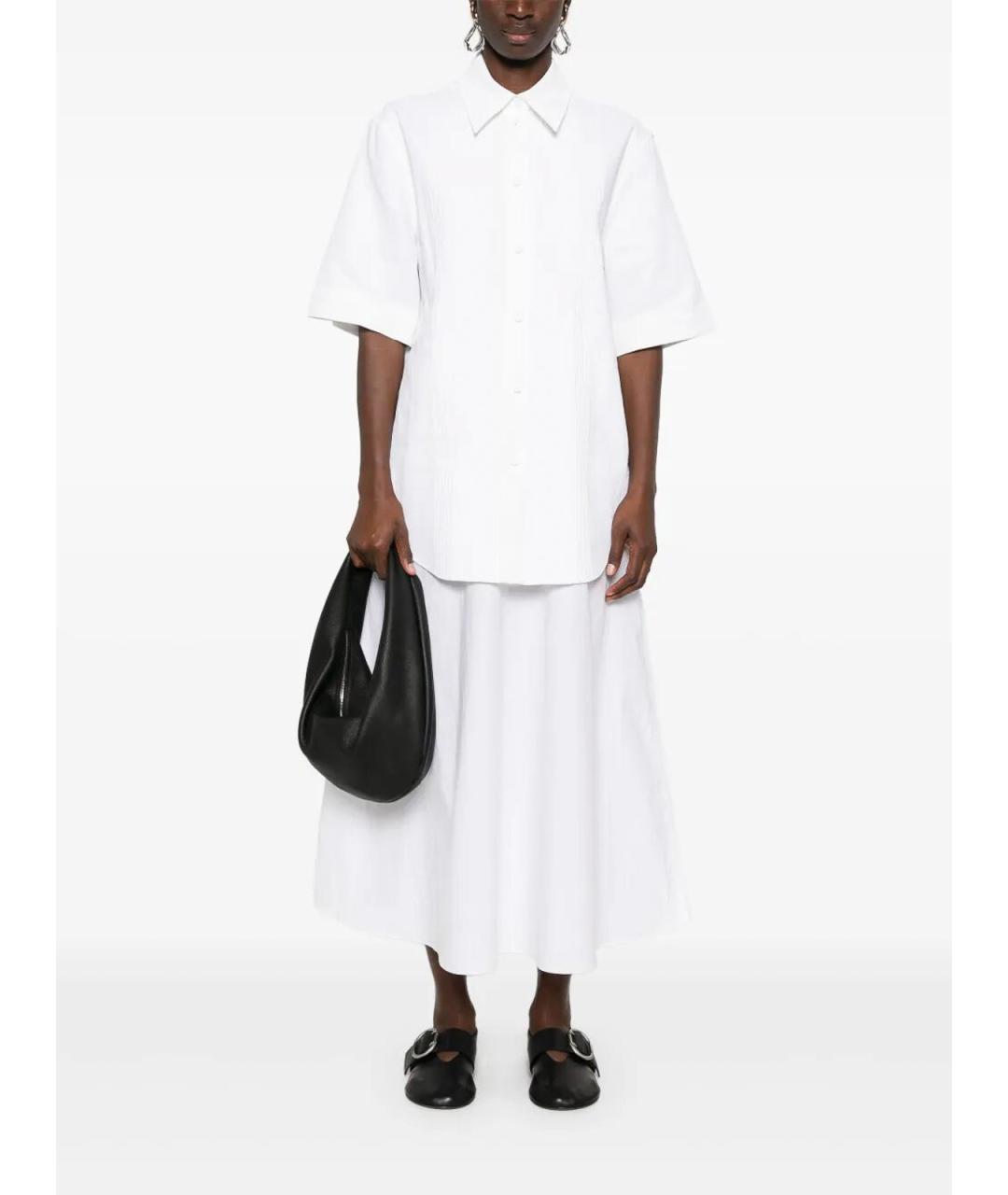 JIL SANDER Белая льняная рубашка, фото 2