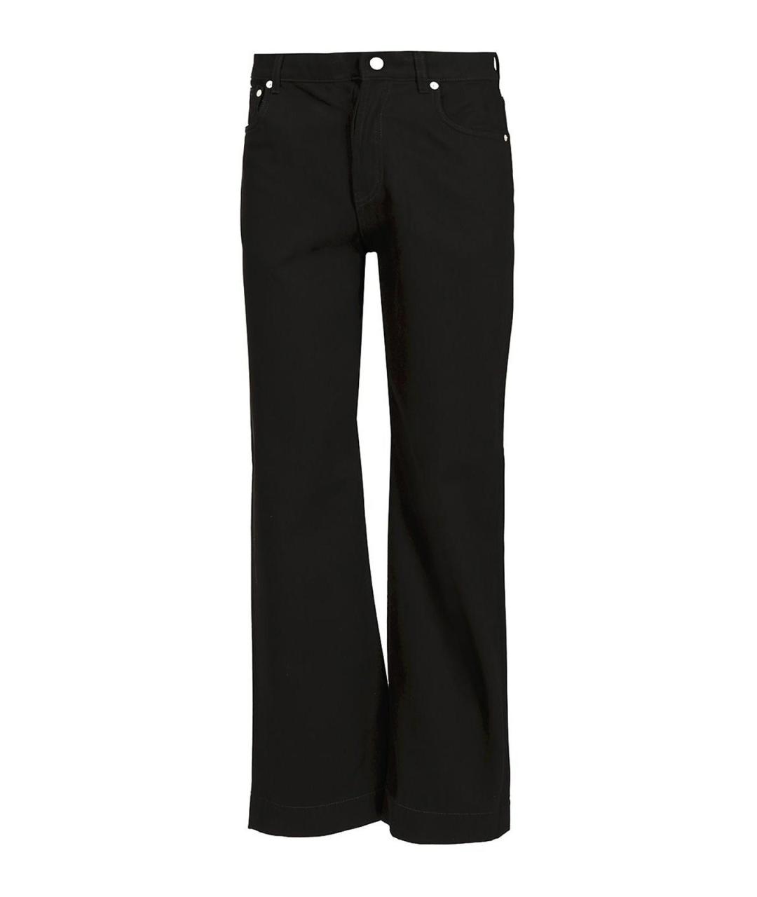 ALEXANDER MCQUEEN Черные хлопковые джинсы, фото 1