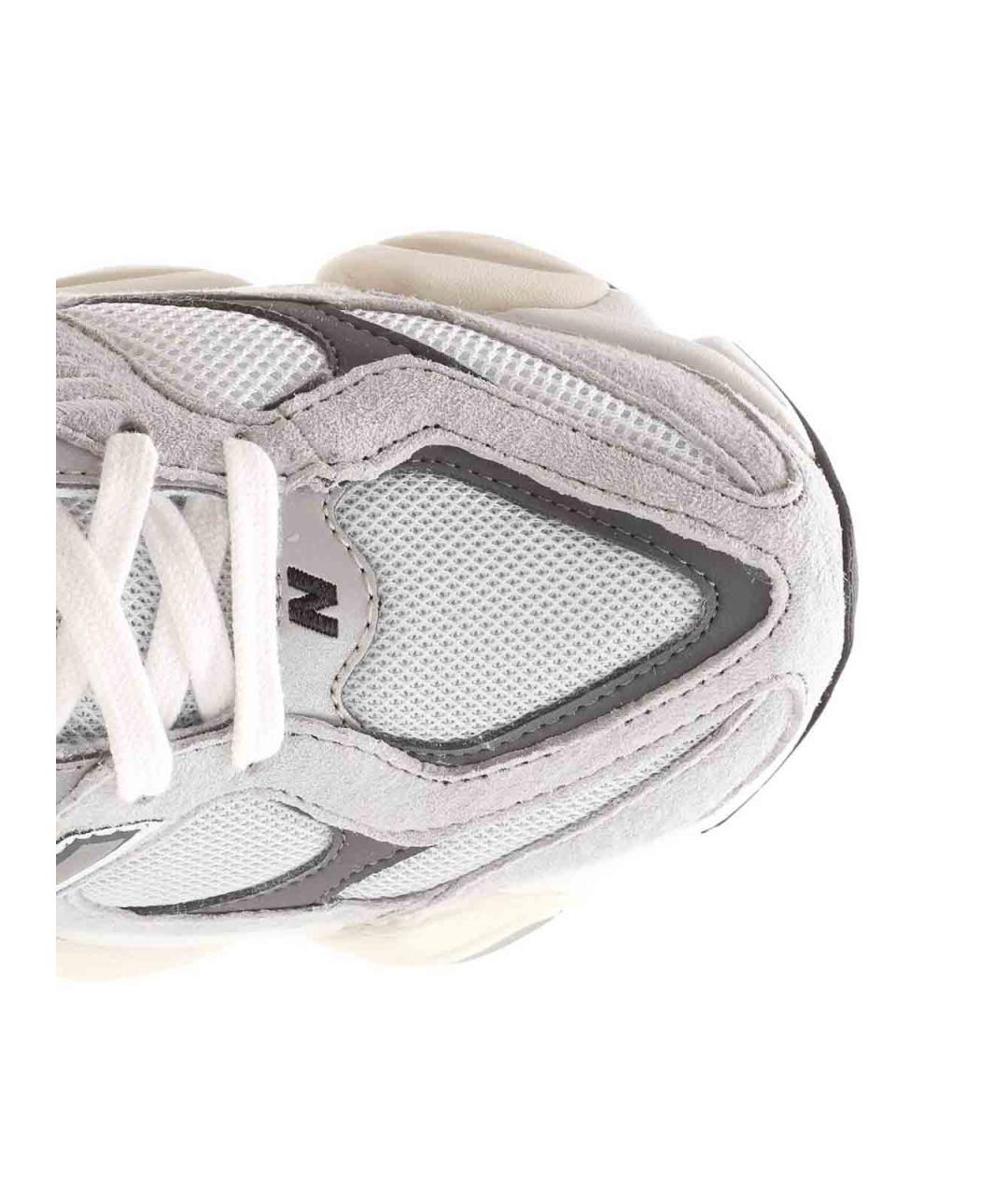 NEW BALANCE Серые замшевые низкие кроссовки / кеды, фото 4