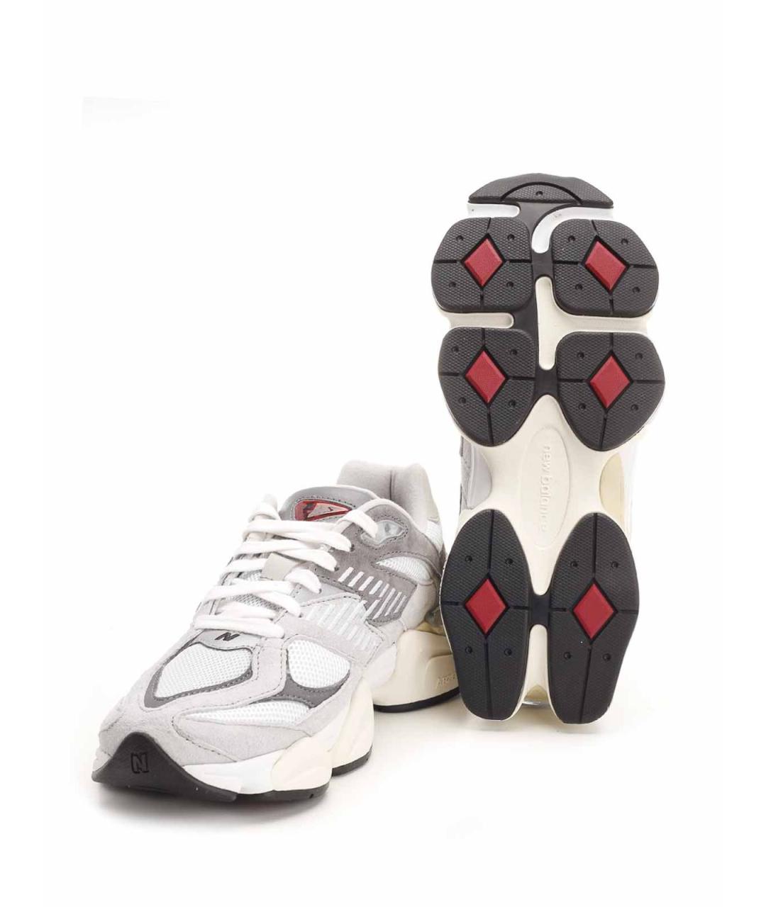 NEW BALANCE Серые замшевые низкие кроссовки / кеды, фото 5