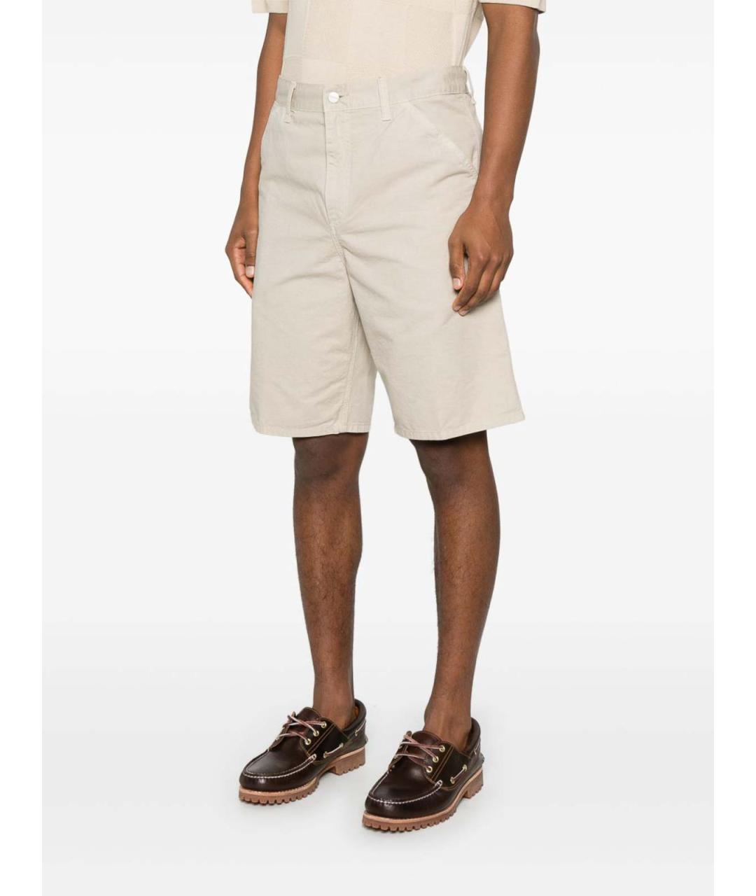 CARHARTT Бежевые хлопковые шорты, фото 3