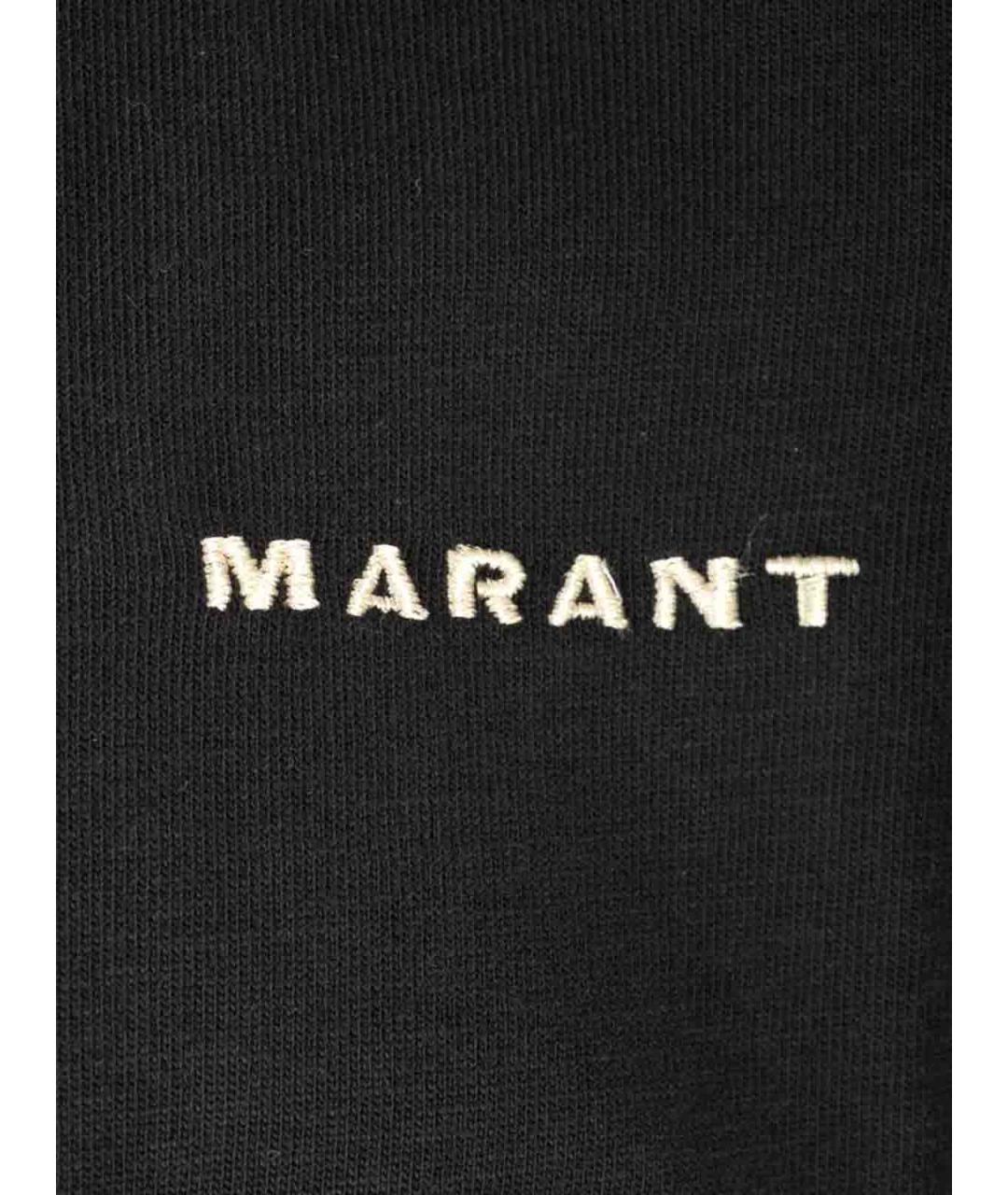 ISABEL MARANT Черная хлопковая футболка, фото 4