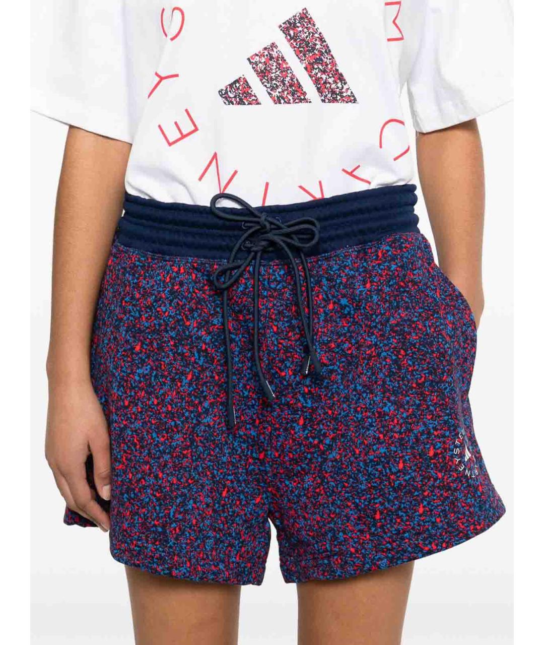 ADIDAS BY STELLA MCCARTNEY Фиолетовые хлопковые шорты, фото 5