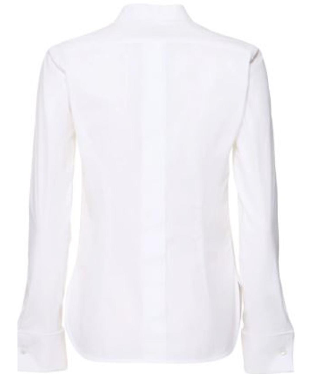 MAX MARA Белая хлопковая рубашка, фото 2