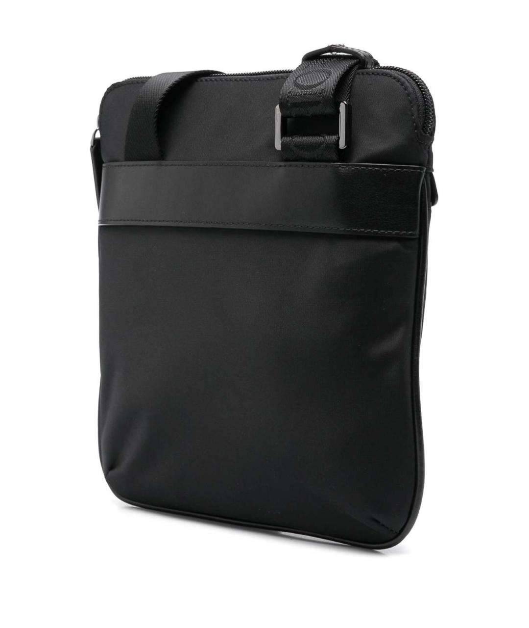 EMPORIO ARMANI Черная синтетическая сумка на плечо, фото 2