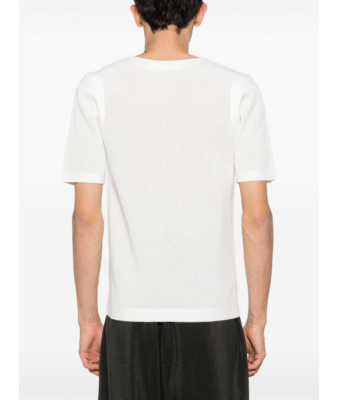DRIES VAN NOTEN Белая хлопковая футболка, фото 2