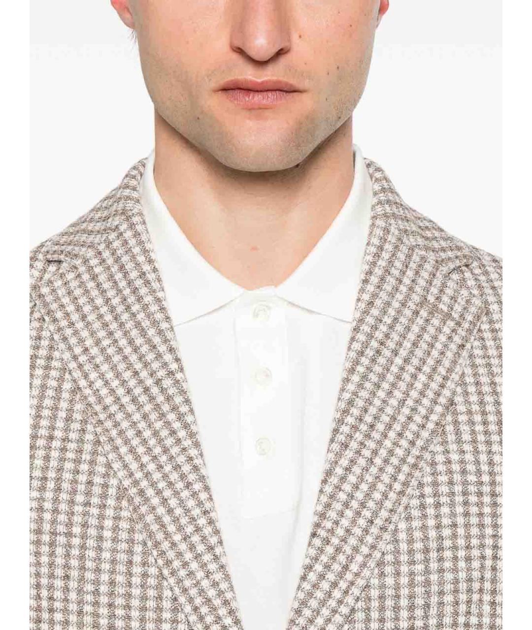CIRCOLO 1901 Бежевая хлопковая куртка, фото 4