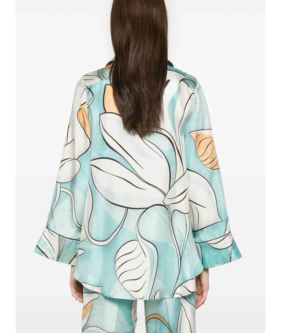 F.R.S FOR RESTLESS SLEEPERS Мульти шелковая рубашка, фото 4