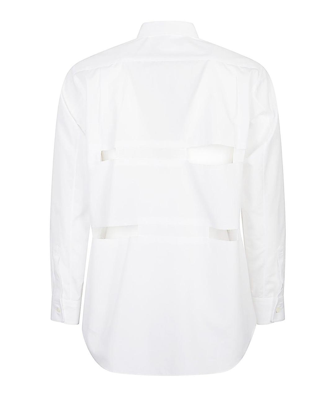 COMME DES GARÇONS Белая хлопковая классическая рубашка, фото 2